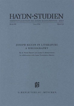 Joseph Haydn in Literature - A Bibliography by Franz Joseph Haydn for