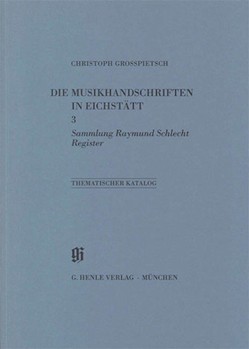 Sammlung Raymund Schlecht Register by for