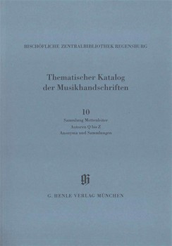 Sammlung Mettenleiter Autoren Q bis Z Anonyma und Sammlungen by for