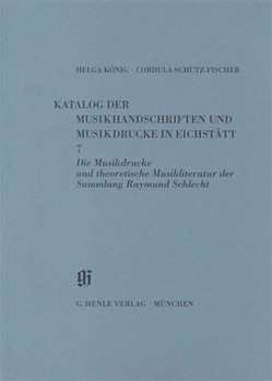 Sammlung Raymund Schlecht Musikdrucke u. theoretische Musikliteratur by for