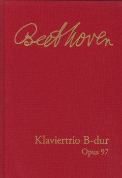 Piano Trio Op. 97 by Beethoven Ludwig van - Julia Ronge - for