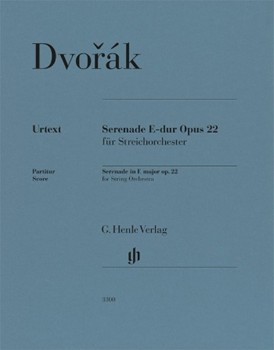 Serenade in E Major, Op. 22 - for String Orchestra Full Score