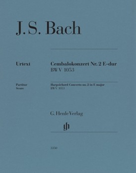 Harpsichord Concerto No. 2 E Major BWV 1053 - Conductor's Score
