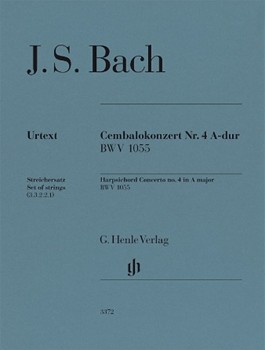 Harpsichord Concerto No. 4 in A Major, BWV 1055 - Chamber Orchestra String Set