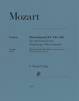 Divertimenti K. 136-138 (Salzburg Divertimenti) - Conductor's Score
