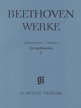 Symphonies I No. 1 and 2 by Beethoven Ludwig van for