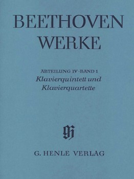 Piano Quintet and Piano Quartets by Beethoven Ludwig van for