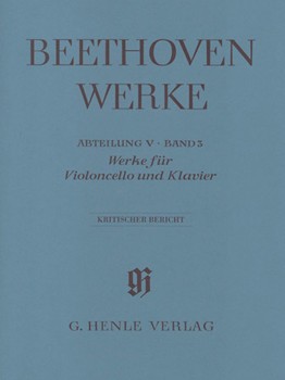 Works for Violoncello and Piano by Beethoven Ludwig van for