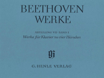 Works for Piano Four-Hands by Beethoven Ludwig van for