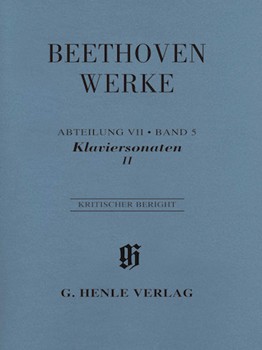 Piano Sonatas Volume Ii Complete Edition S7/v3 Critical Report Only Paperbound