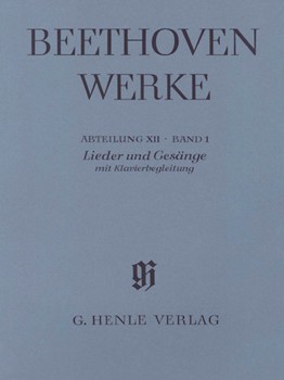 Songs with Piano Accompaniment by Beethoven Ludwig van for