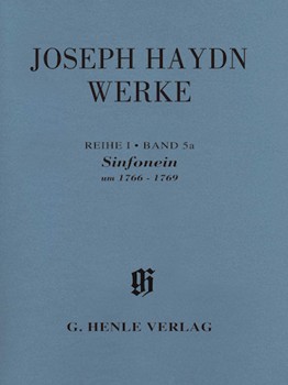 Sinfonias About 1766-1769 by Haydn Joseph for Score