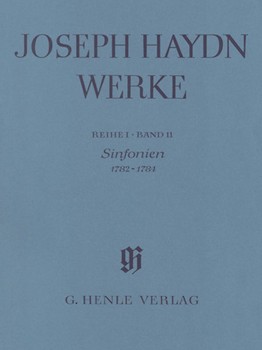 Sinfonias 1782-1784 by Haydn Joseph for Score