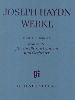 Concertos for One Wind Instrument and Orchestra by Haydn Joseph for Score