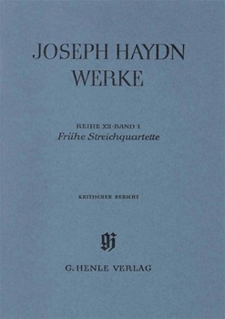 Early String Quartets by Haydn Joseph for Score