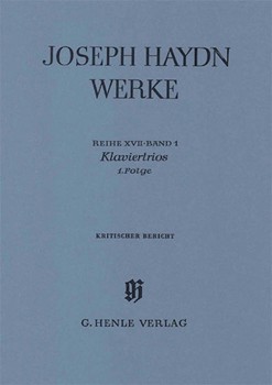 Piano Trios 1st Volume by Haydn Joseph for Score