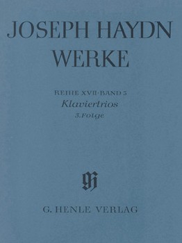 Piano Trios 3rd Volume by Haydn Joseph for Score
