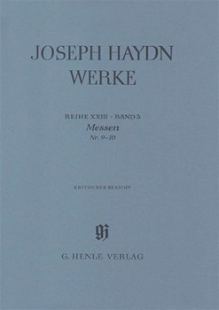 Masses No 9 - 10series Xxiii Volume 3 by Haydn Joseph for Score