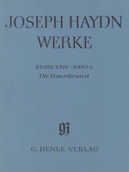 Die Feuersbrunst - Singspiel in Two Acts by Haydn Joseph for Score