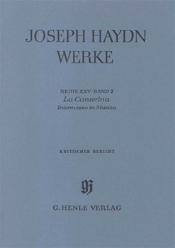 La Canterina - Intermezzo in Musica by Haydn Joseph for Score
