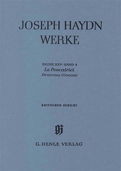 Le Pescatrici - Dramma Giocoso by Haydn Joseph for Score