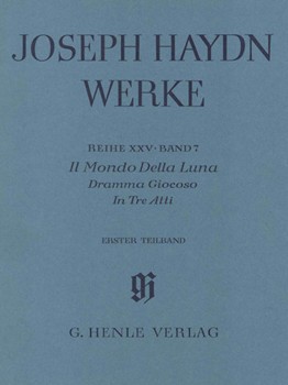 Il Mondo Della Luna - Dramma Giocoso - 1st act 1st part by Haydn Joseph for Score