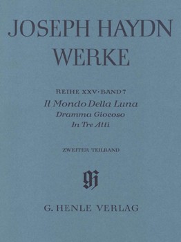 Il Mondo della Luna - Dramma Giocoso - 2nd and 3rd act 2nd part by Haydn Joseph for Score