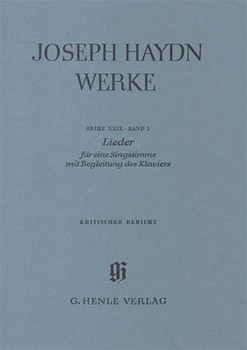 Songs for one voice with accompaniment of a Piano by Haydn Joseph for