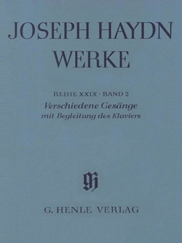 Different Songs with Accompaniment of the Piano by Haydn Joseph for