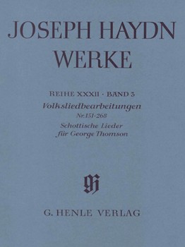Arrangements of Folk Songs - Scottish Songs No. 101-150 for George Thomson by Haydn Joseph for