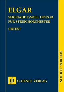 Serenade In E Minor Op. 20 - for String Orchestra Study Score