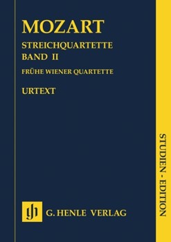 String Quartets Volume 2 (early Viennese Quartets) Study Score by Mozart Wolfgang Amadeus for Mini Score