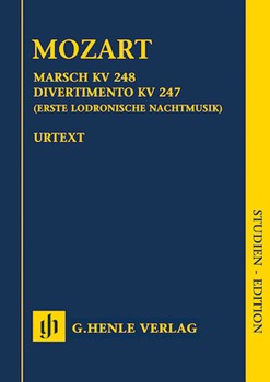 March K. 248 Divertimento K. 247 by Mozart Wolfgang Amadeus for Mini Score