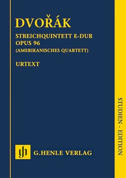 String Quartet in F Major Op. 96 (American Quartet) by Dvorak Antonin for Study Score