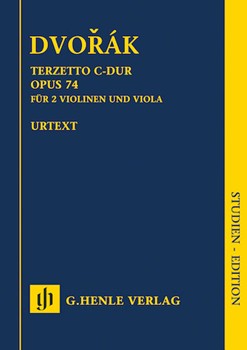 Terzetto C Major Opus 74 by Dvorak Antonin for Study Score