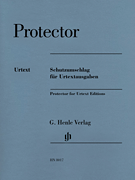 Henle Plastic Protector for Urtext Editions [plastic cover]