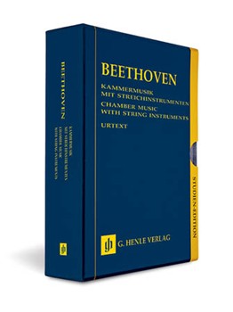 Chamber Music with String Instruments by Beethoven Ludwig van for Study Score