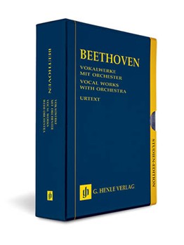 Vocal Works with Orchestra by Beethoven Ludwig van for Study Score