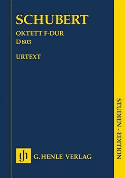 Octet in F Major D 803 by Schubert for Study Score