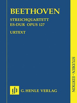 String Quartet Opus 127 In E-flat by Beethoven Ludwig van for Mini Score