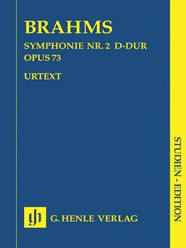 Symphony #2 D Major Opus 73 by Brahms Johannes for Mini Score