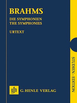 Symphonies 1-4 by Brahms Johannes for Study Score