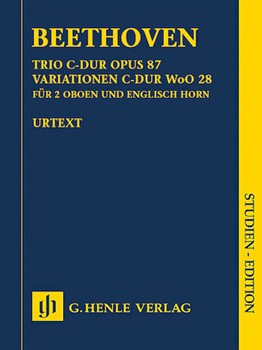 Trio In C Major Opus 87 & Variations In C by Beethoven Ludwig van for Mini Score