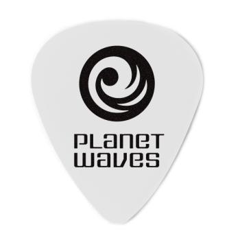 Planet Waves White-Color Celluloid Guitar Picks, 10 pack, Heavy