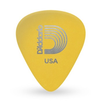 Picks--flat Pw Delrin Standard - Yellow/l-medium .69m - 25-pack for Accessorie