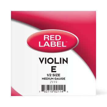 Super Sensitive 2114 Red Label Violin E Single String 1/2 Medium