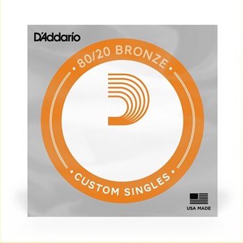 D'Addario BW039 SINGLE 80/20 BRONZE WND 039