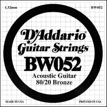 Daddario BW052 -.052 Bronze Wound  Guitar String