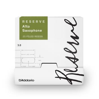 Woodwinds DJR0130-B25 D'Addario Reserve Alto Saxophone Reeds, Strength 3.0, 25-box