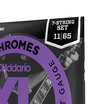 String--guitar D'addario Chromes - Jazz Light/7-string - Nickel/flat for Guitar Str